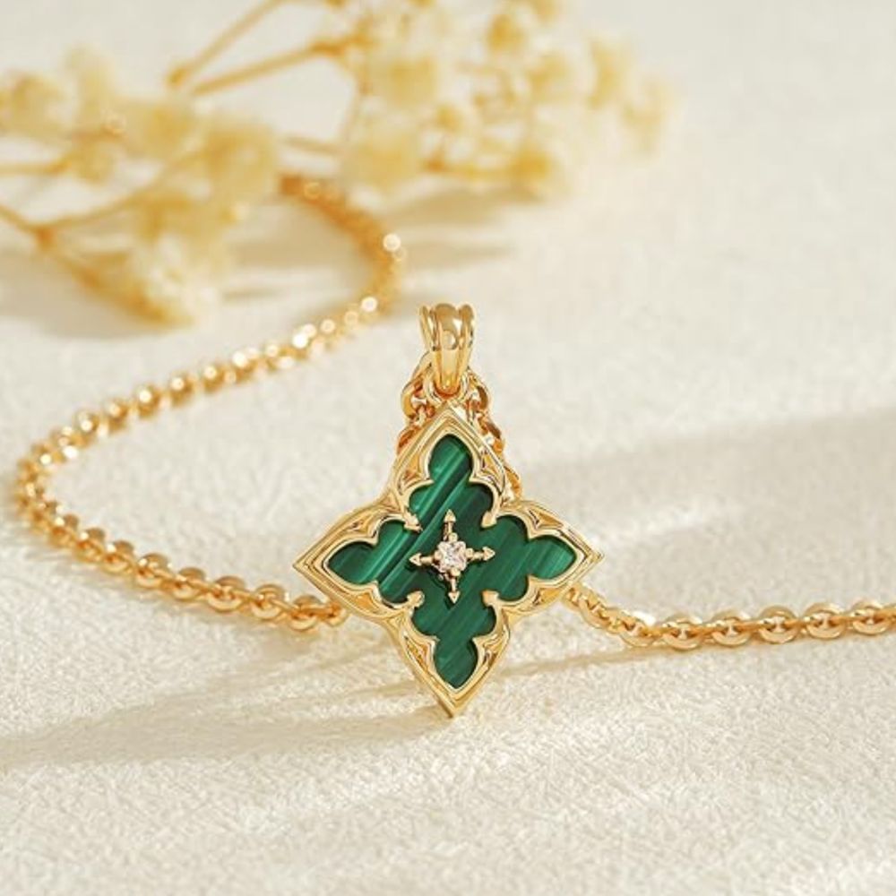 COLLAR ESMERALDA COLGANTE