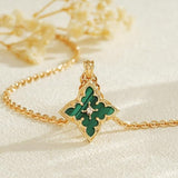 COLLAR ESMERALDA COLGANTE
