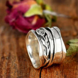 ANILLO VINTAGE PLATA FLOR