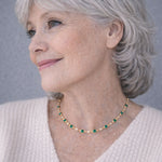 COLLAR ESMERALDA VERDE COLGANTE