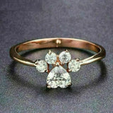 ANILLO VINTAGE CIRCONA PATTE