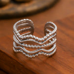 ANILLO VINTAGE SUPERPUESTO CIRCONA