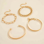 CONJUNTO ELAN MERCER PULSERA | ORO