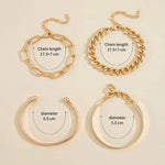 CONJUNTO ELAN MERCER PULSERA | ORO
