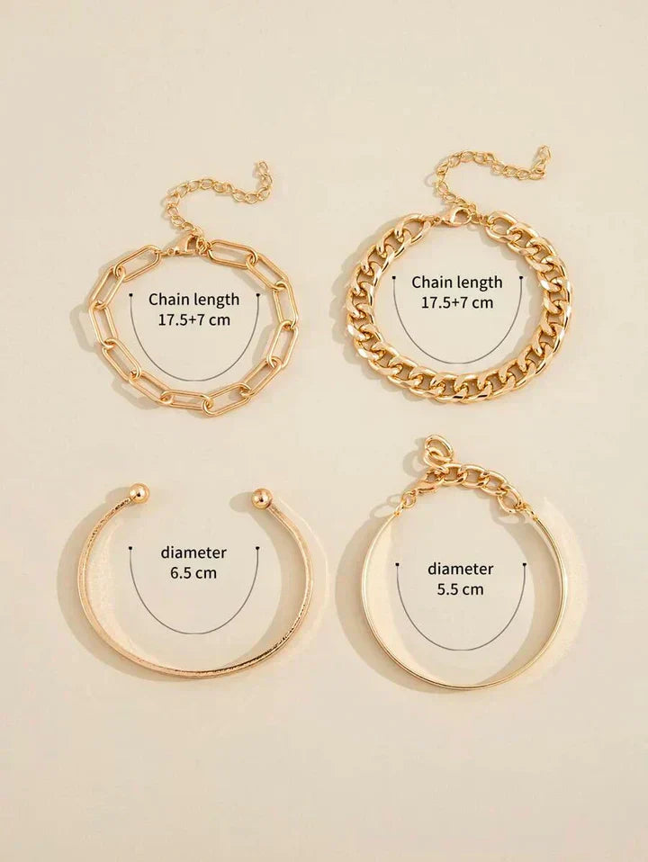 CONJUNTO ELAN MERCER PULSERA | ORO