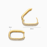 CRÉOLES ICÔNE PAVÉ | ORO