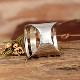 ANILLO BOHEMIO AZTÈQUE STYLE TURQUESA LARGE SORTIJA PLATA