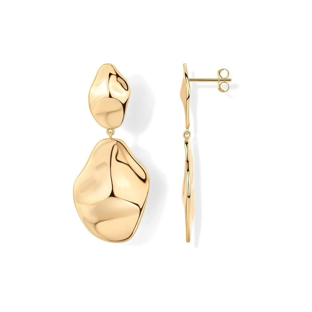 PENDIENTES ONDULATION VAGUE | ORO