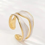 ANILLO VINTAGE BLANCO ORO