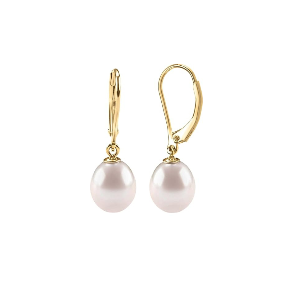 PENDIENTES PERLA COLGANTE | ORO