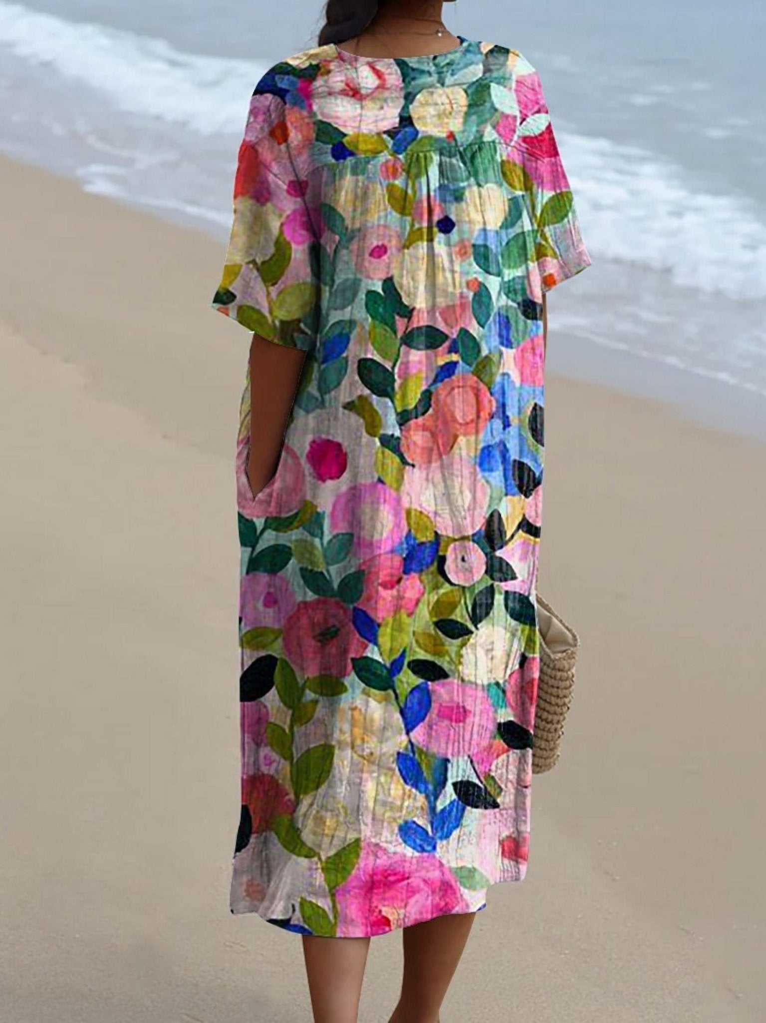 VESTIDO FLORAL DE ESTILO VINTAGE - VALERINA MARBELLA
