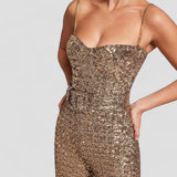 Women's Sequin Jumpsuit | Shimmering Party Attire for Special Occasions